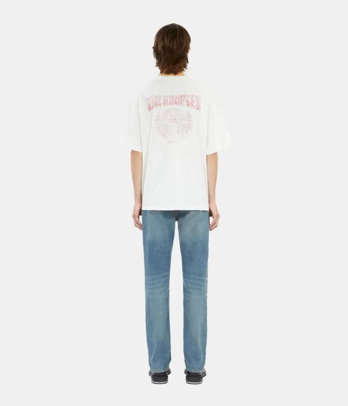 Men Ecru Tshirt With Blazon Serigraphy THE KOOPLES Tshirts