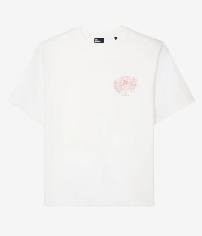 Men Ecru Tshirt With Blazon Serigraphy THE KOOPLES Tshirts
