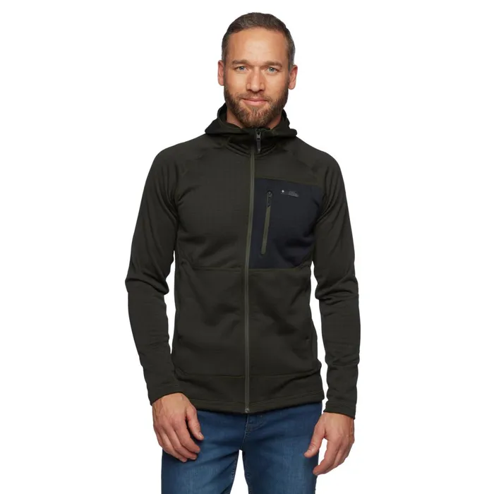Men Fleece Black Diamond Factor Hoody 8211 Black Diamond Gear