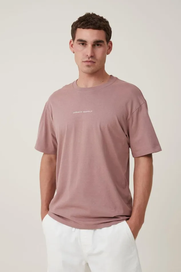 Men Graphic TShirts Cotton On Easy TShirt Dirty Burglegacy Supply