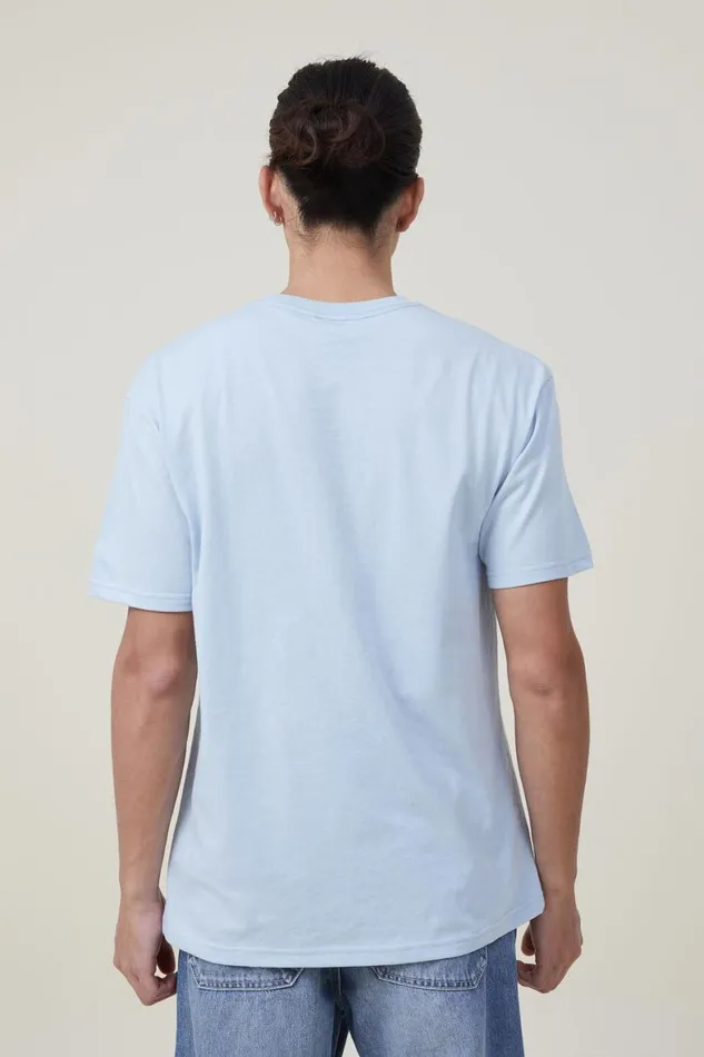 Men Graphic TShirts Cotton On Loose Fit Souvenir TShirt Blue Mistbritish Columbia