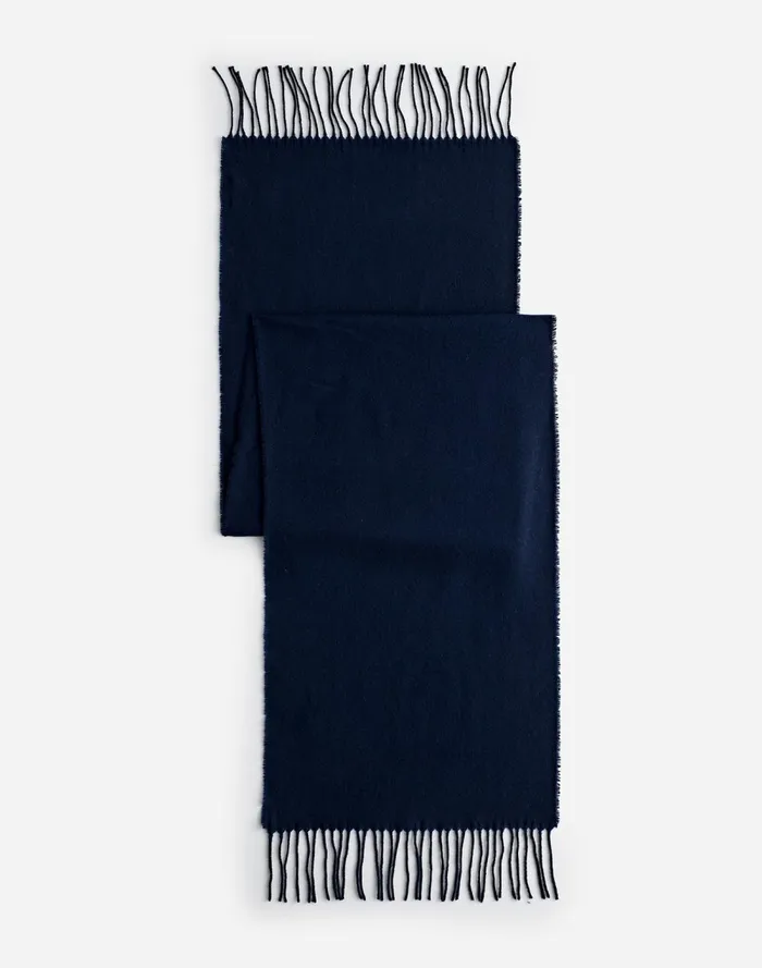 Men Hats and Scarves Madewell Wool Scarf Dark Nightfall