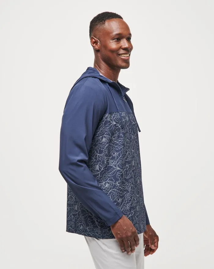 Men Hoodies and Sweatshirts TravisMathew BLOOMING ORCHID QUARTER ZIP HOODIE Total Eclipse Men Hoodies and Sweatshirts TravisMathew BLOOMING ORCHID QUARTER ZIP HOODIE Total Eclipse