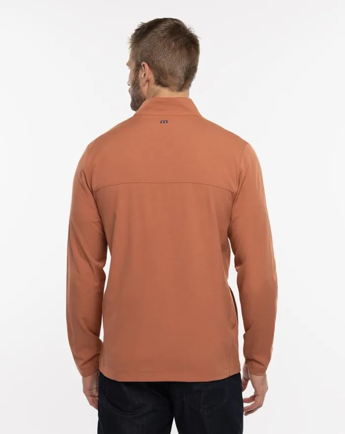 Men Hoodies and Sweatshirts TravisMathew QUICK CALL FULL ZIP Copper