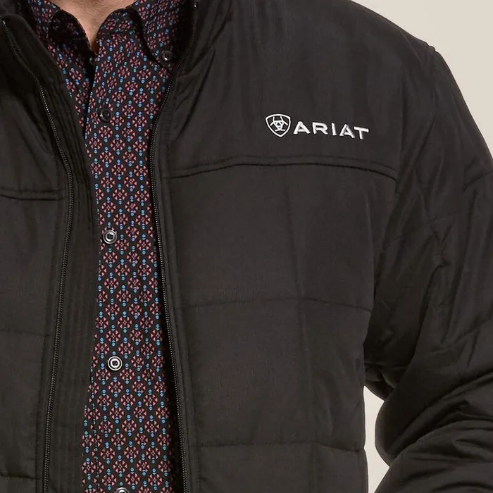 Men Jackets and Vests Ariat Crius Insulated Jacket Black Men Jackets and Vests Ariat Crius Insulated Jacket Black