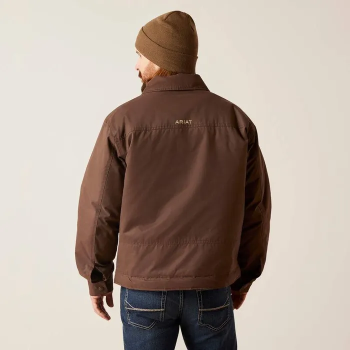 Men Jackets and Vests Ariat Grizzly 20 Canvas Conceal And Carry Jacket Bracken