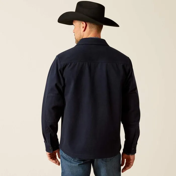 Men Jackets and Vests Ariat Relentless Amarillo Shirt Jacket Peacoat Men Jackets and Vests Ariat Relentless Amarillo Shirt Jacket Peacoat