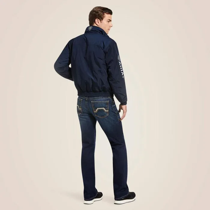 Men Jackets and Vests Ariat Team Insulated Jacket Navy