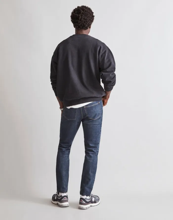 Men Jeans Madewell Athletic Slim Jeans COOLMAX Denim Edition Leeward Wash