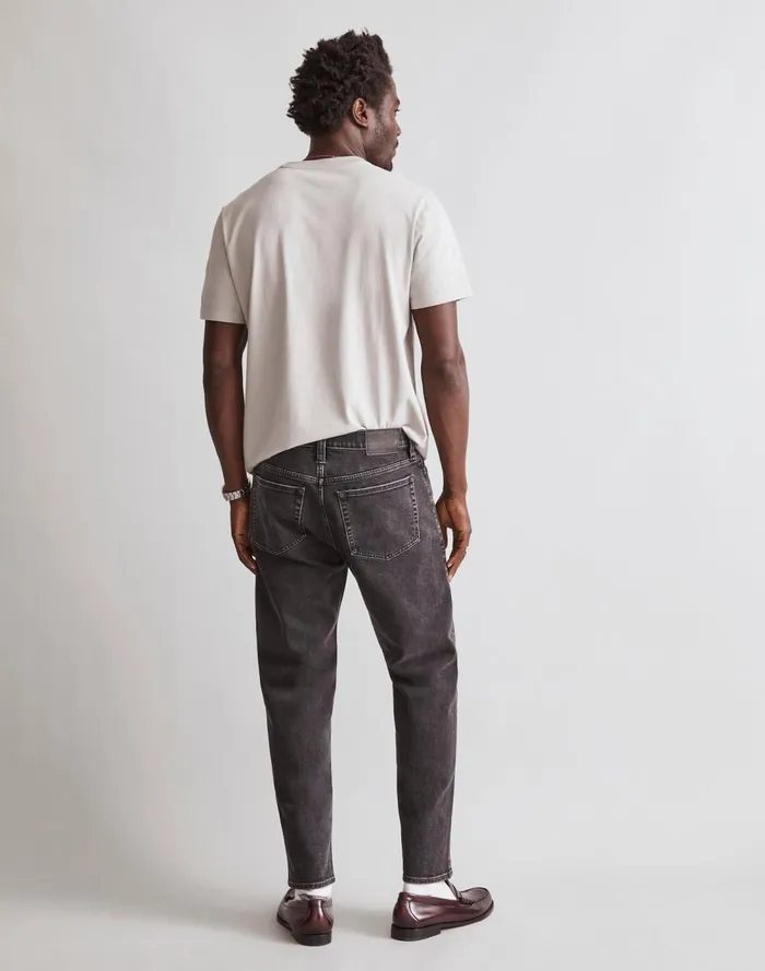 Men Jeans Madewell Relaxed Taper Jeans Hanlock Wash