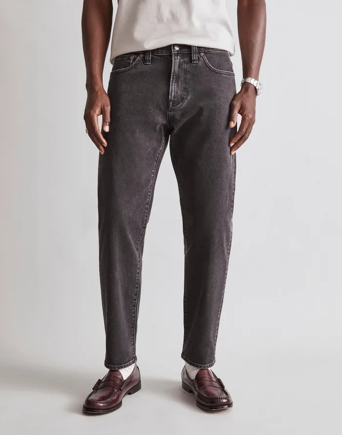 Men Jeans Madewell Relaxed Taper Jeans Hanlock Wash