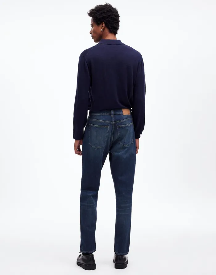 Men Jeans Madewell Relaxed Taper Jeans Leeds Wash