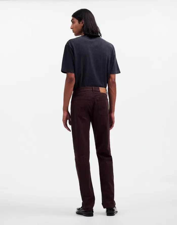 Men Jeans Madewell The Allday 1991 StraightLeg Pant Dark Carob