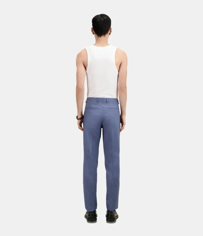 Men Light Blue Wool Suit Trousers THE KOOPLES Blazers and Suits