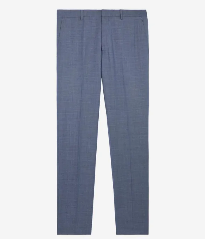 Men Light Blue Wool Suit Trousers THE KOOPLES Blazers and Suits