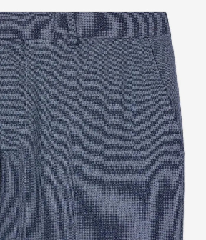 Men Light Blue Wool Suit Trousers THE KOOPLES Blazers and Suits