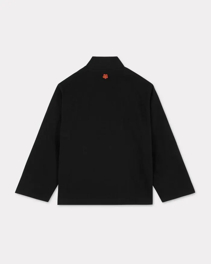 Men Light Kimono Jacket Black Kenzo Tailoring