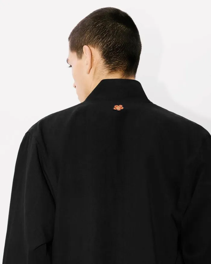 Men Light Kimono Jacket Black Kenzo Tailoring