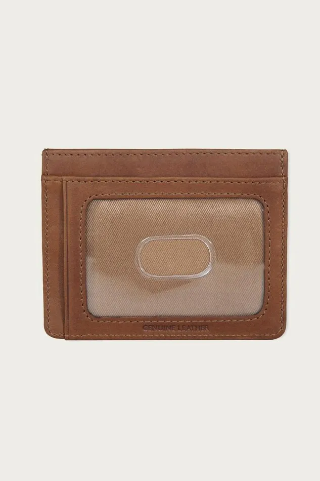 Men Lucky Brand Bags and Wallets Plaid Embossed Leather Trifold Wallet Dark Brown