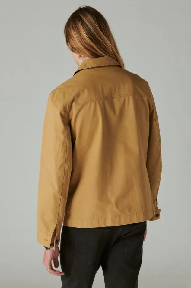 Men Lucky Brand Jackets and Outerwear Chore Jacket Sand