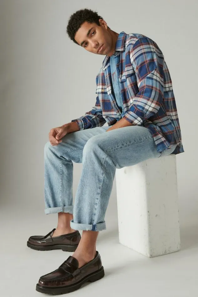 Men Lucky Brand Jeans 363 Straight Vega