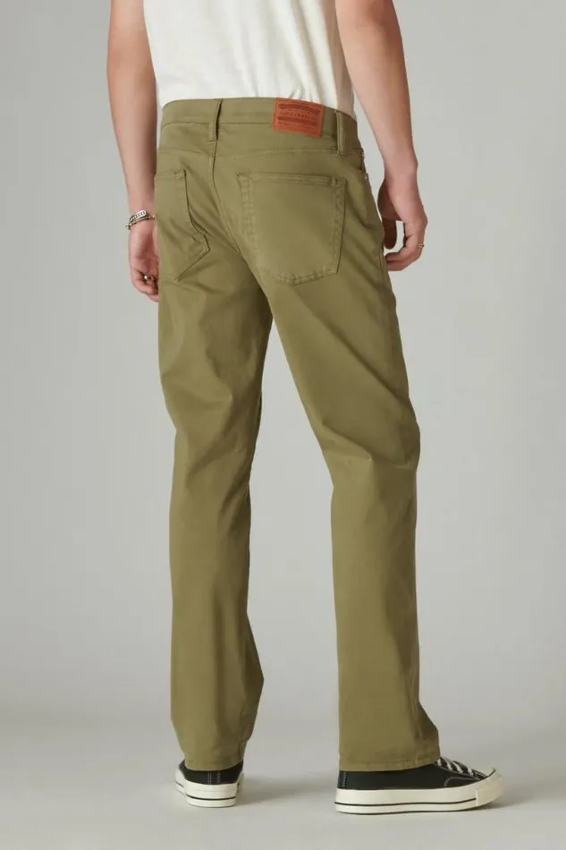 Men Lucky Brand Pants 363 Straight Sateen Stretch Jean Sage Shadow