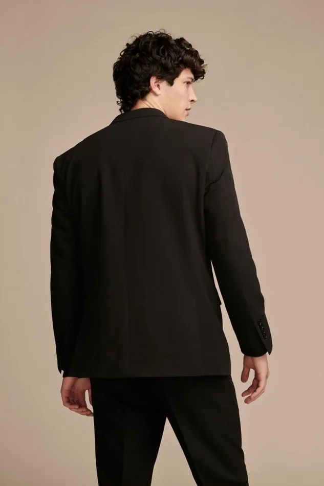 Men Lucky Brand Suit Separates Suit Separate 4way Stretch Blazer Black