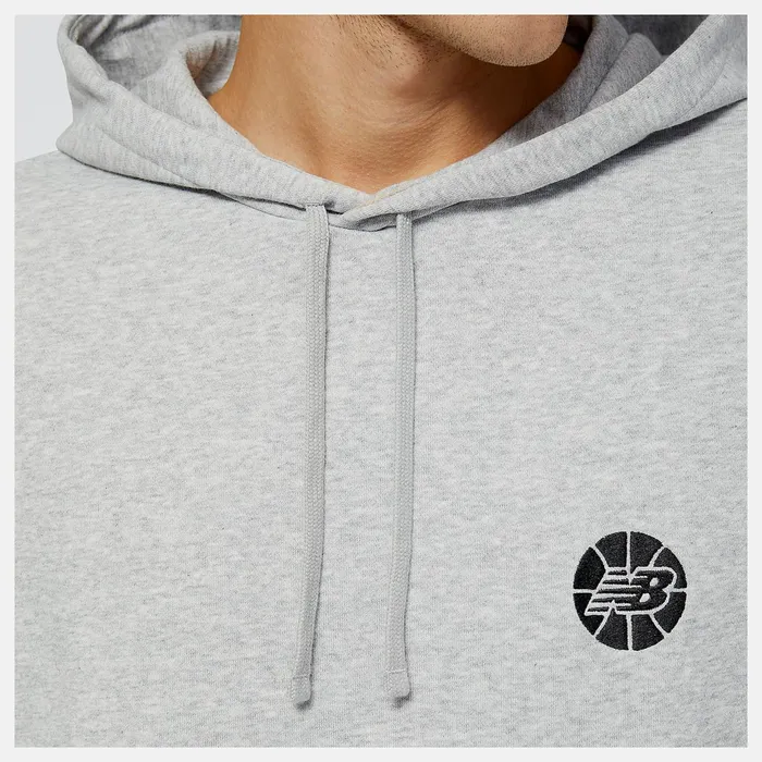 Men NB Hoops Fundamentals Hoodie Athletic Grey New Balance Hoodies and Sweatshirts Men NB Hoops Fundamentals Hoodie Athletic Grey New Balance Hoodies and Sweatshirts
