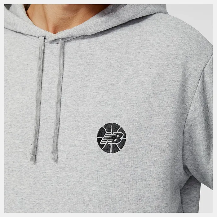 Men NB Hoops Fundamentals Hoodie Athletic Grey New Balance Hoodies and Sweatshirts Men NB Hoops Fundamentals Hoodie Athletic Grey New Balance Hoodies and Sweatshirts