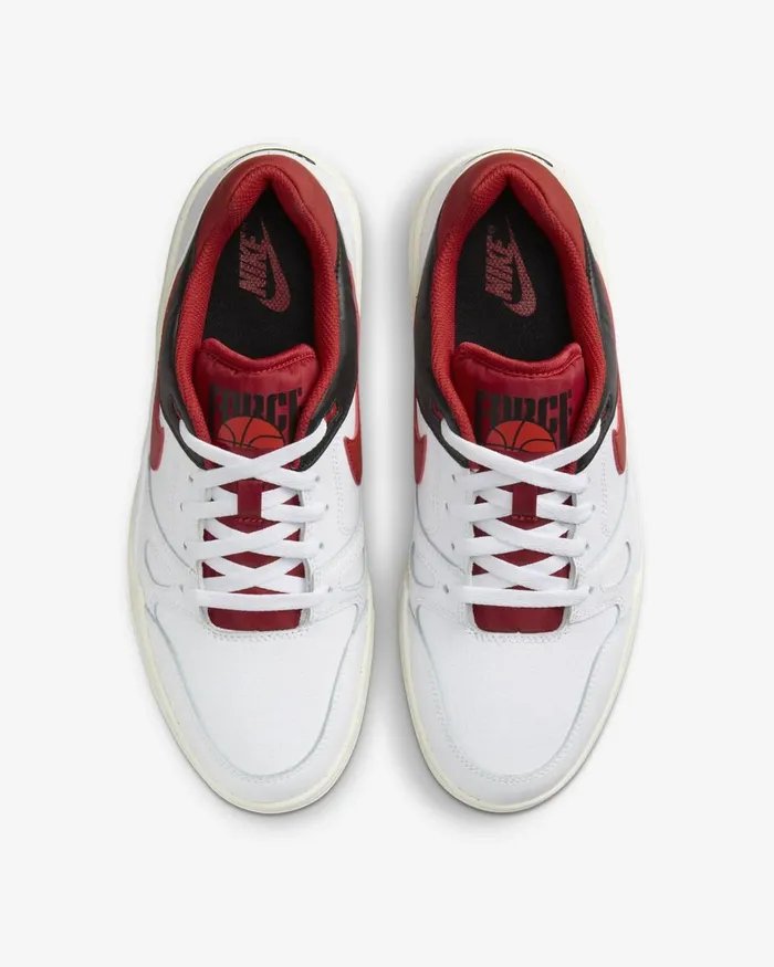 Men Nike All Shoes Full Force Low Whiteblacksailmystic Red