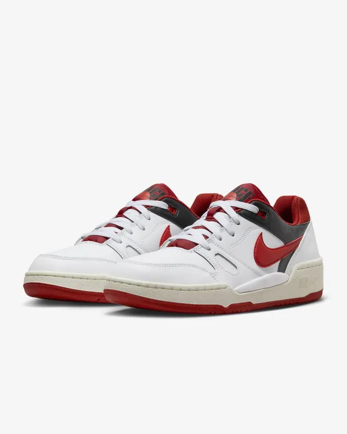 Men Nike All Shoes Full Force Low Whiteblacksailmystic Red