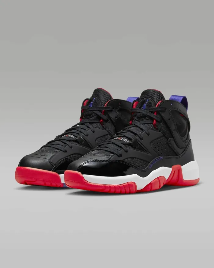 Men Nike All Shoes Jumpman Two Trey Blackdark Concordwhitetrue Red