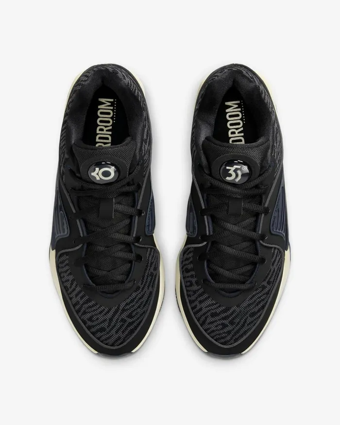 Men Nike All Shoes KD16 Blackdark Smoke Greycoconut Milkblack