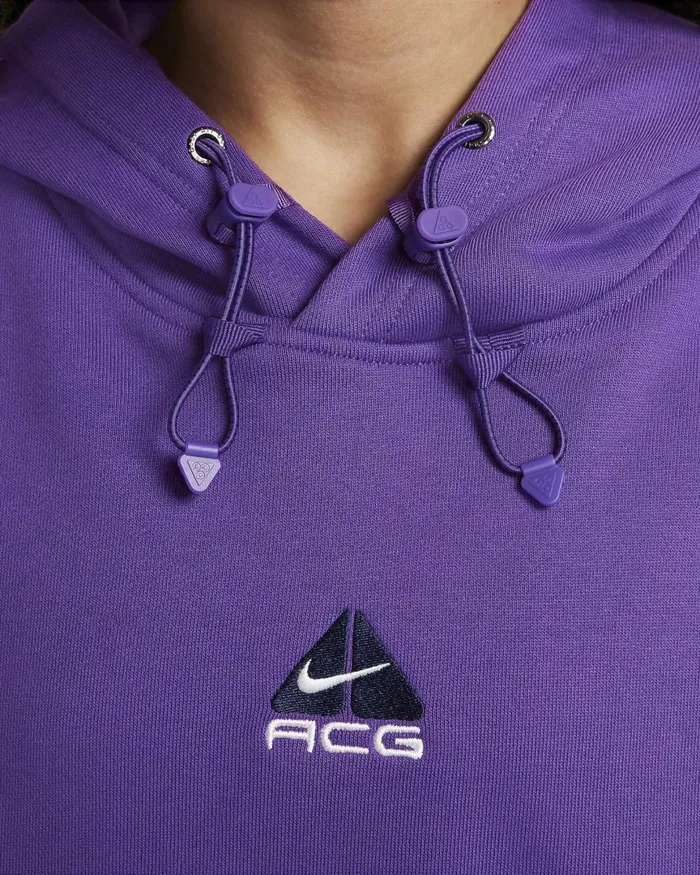 Men Nike Hoodies And Sweatshirts ACG ThermaFIT Purple Cosmossummit White