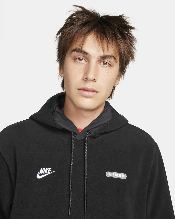 Men Nike Hoodies And Sweatshirts Air Max Blackwhite