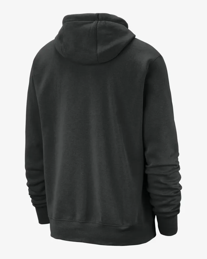 Men Nike Hoodies And Sweatshirts Brooklyn Nets Club Black