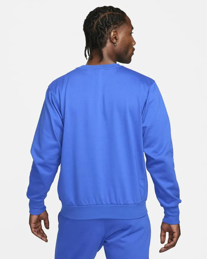 Men Nike Hoodies And Sweatshirts DriFIT Standard Issue Game Royalblack