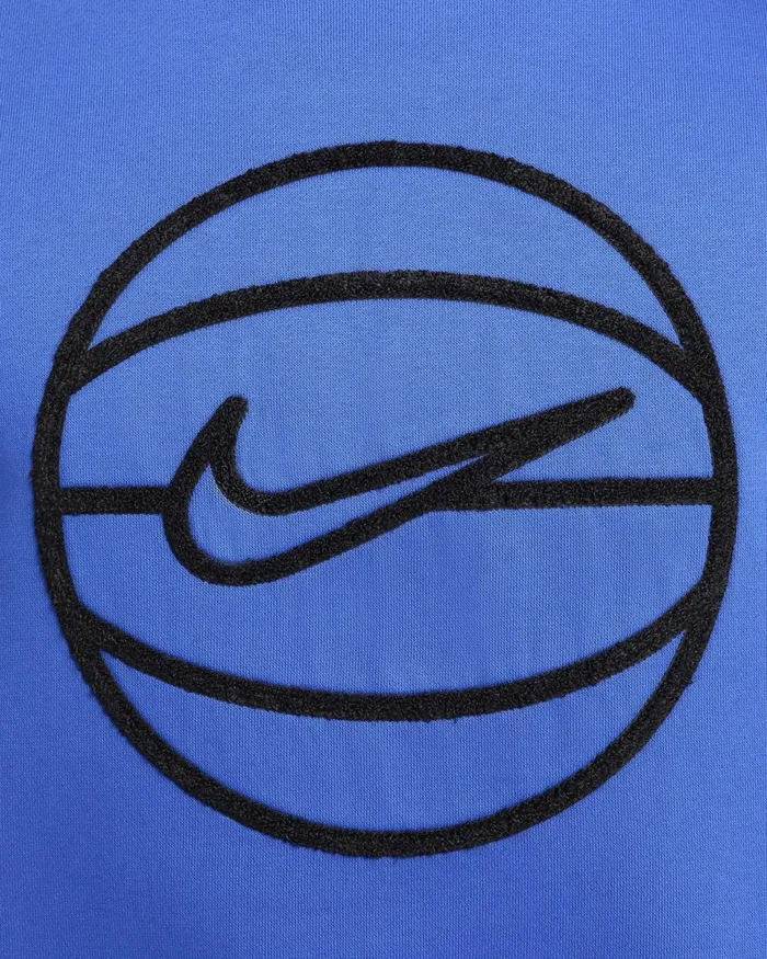 Men Nike Hoodies And Sweatshirts DriFIT Standard Issue Game Royalblack