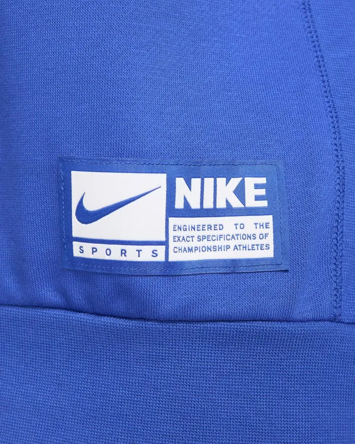 Men Nike Hoodies And Sweatshirts DriFIT Standard Issue Game Royalblack