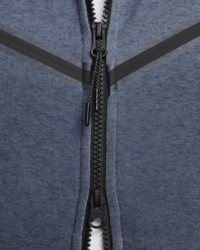 Men Nike Hoodies And Sweatshirts FC Barcelona Tech Fleece Windrunner Third Thunder Blueblack