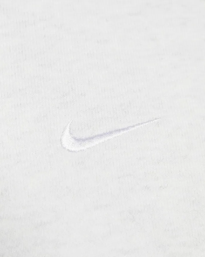 Men Nike Hoodies And Sweatshirts Solo Swoosh Birch Heatherwhite
