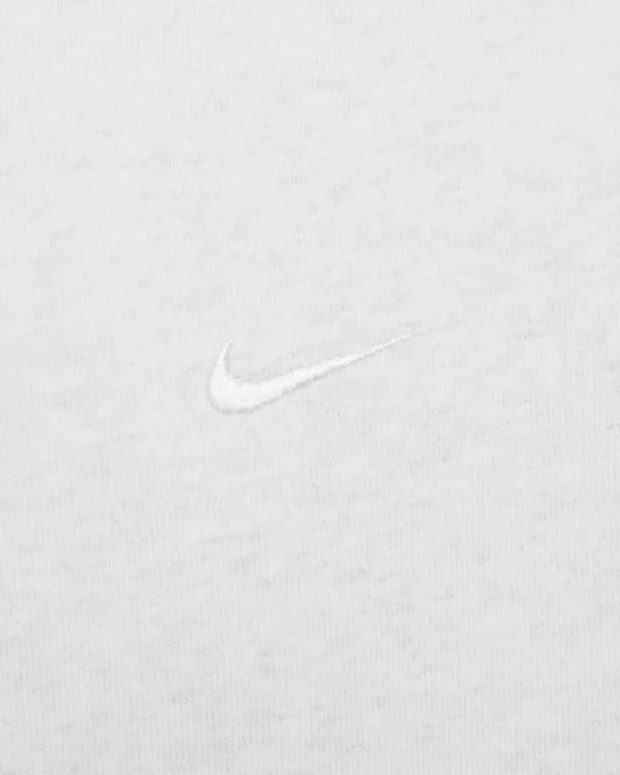 Men Nike Hoodies And Sweatshirts Solo Swoosh Birch Heatherwhite