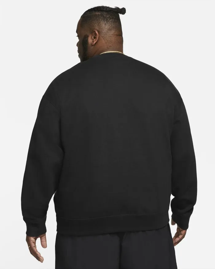 Men Nike Hoodies And Sweatshirts Solo Swoosh Blackwhite