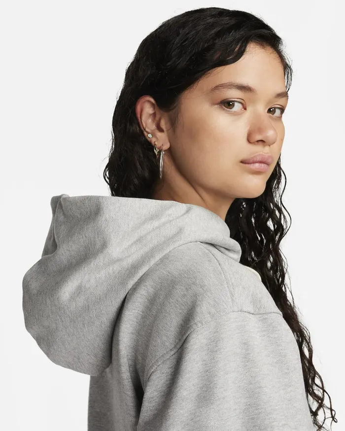 Men Nike Hoodies And Sweatshirts Standard Issue Dark Grey Heatherpale Ivory