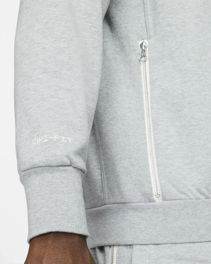 Men Nike Hoodies And Sweatshirts Standard Issue Dark Grey Heatherpale Ivory