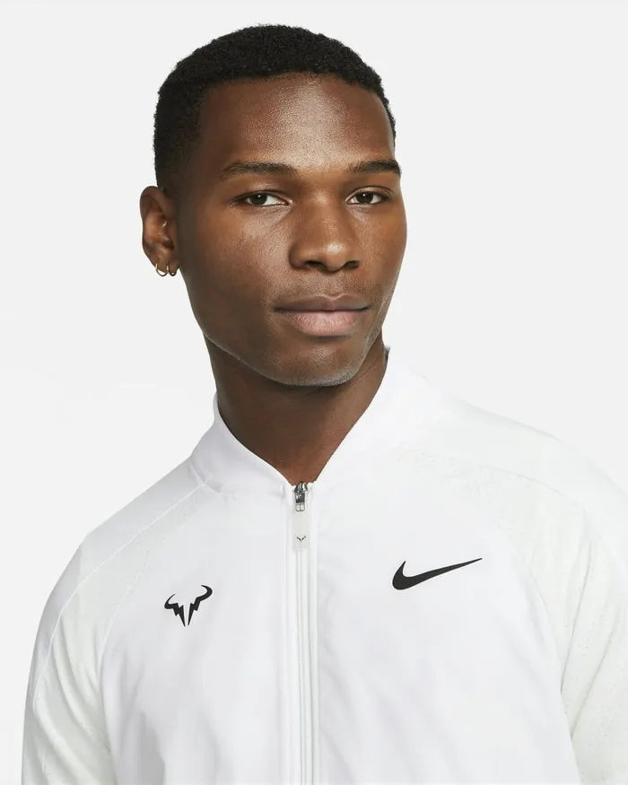 Men Nike Jackets DriFIT Rafa Whiteblack