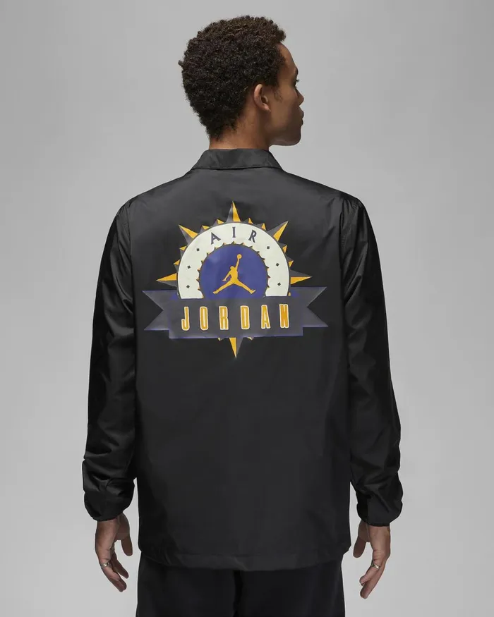 Men Nike Jackets Jordan Flight MVP Blacksail