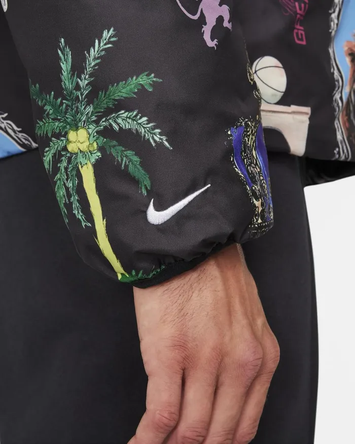 Men Nike Jackets LeBron Blackwhite
