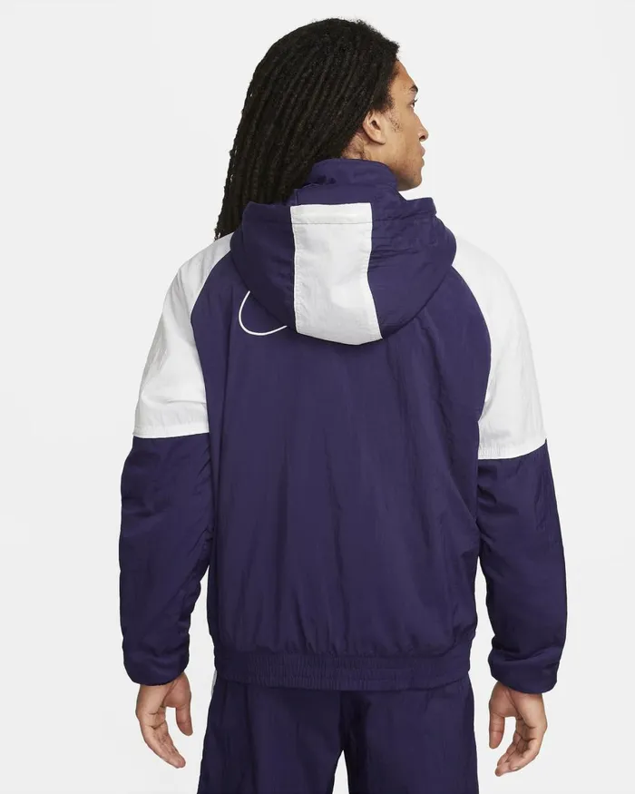 Men Nike Jackets Nike Purple Inkphoton Dustwhite