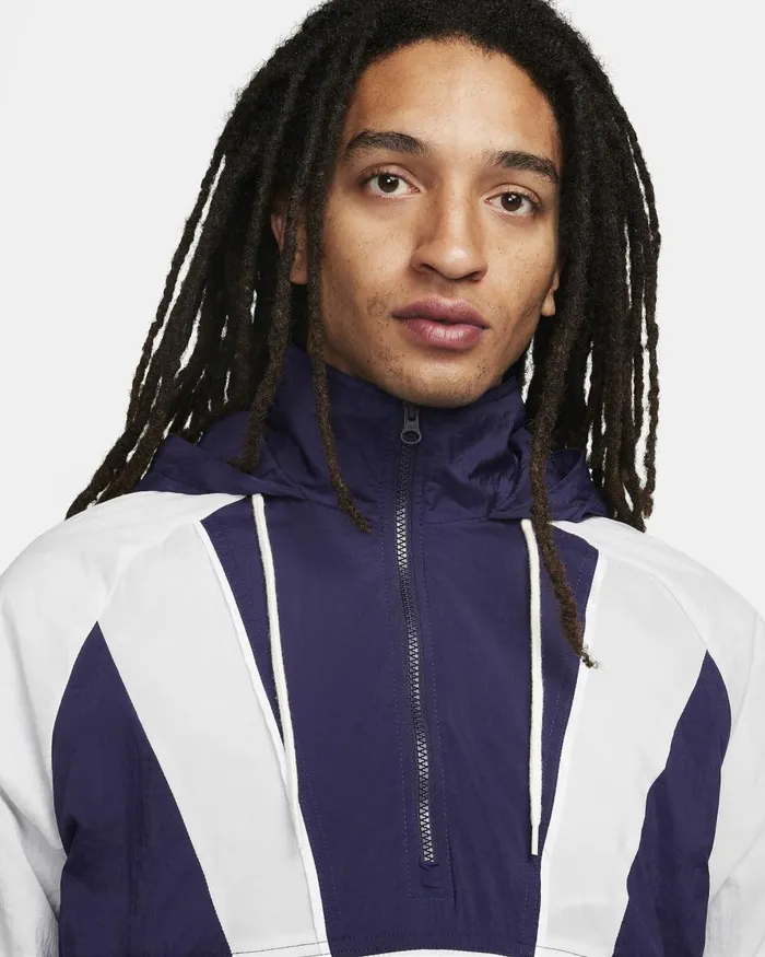 Men Nike Jackets Nike Purple Inkphoton Dustwhite